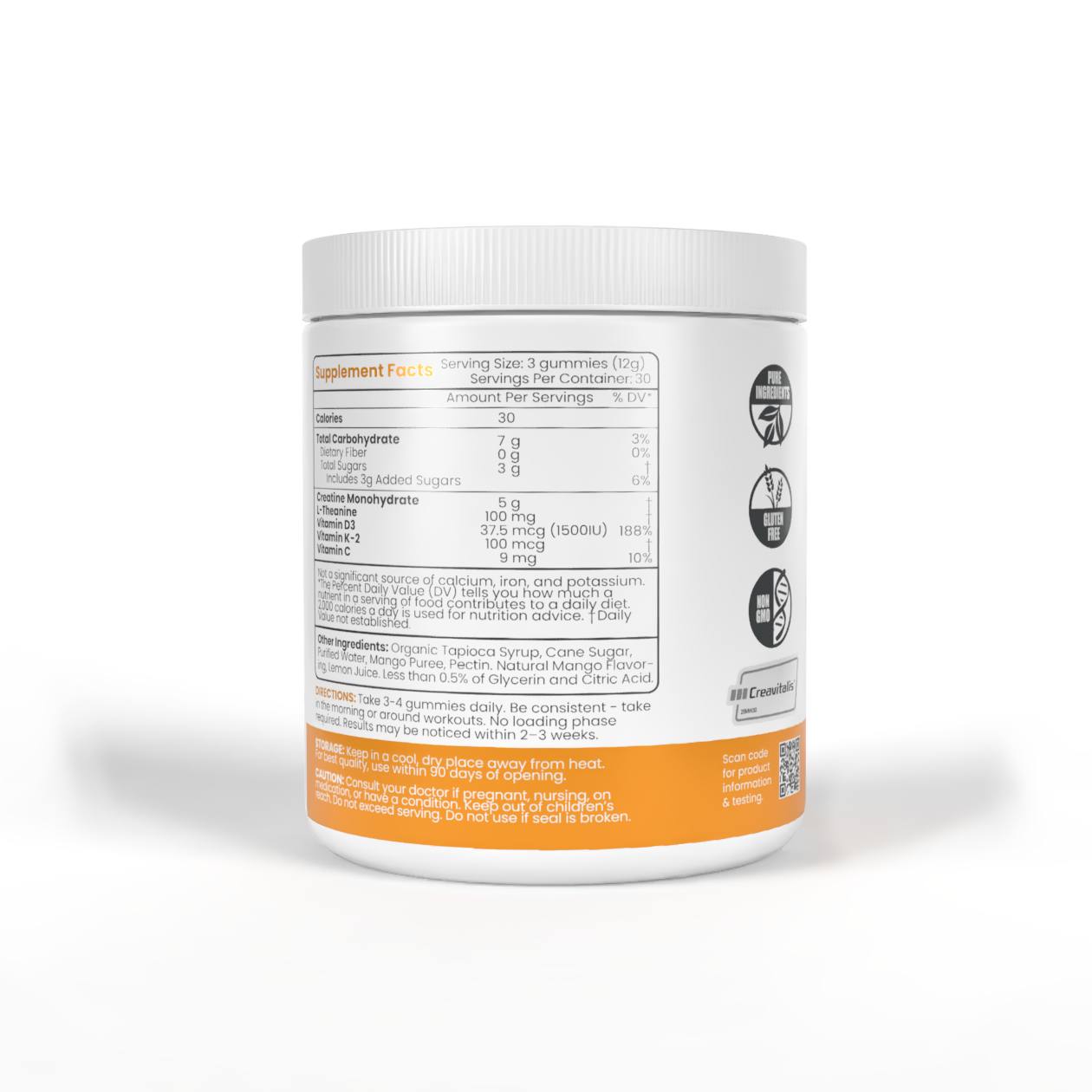 MX Thrive Gummies Mango