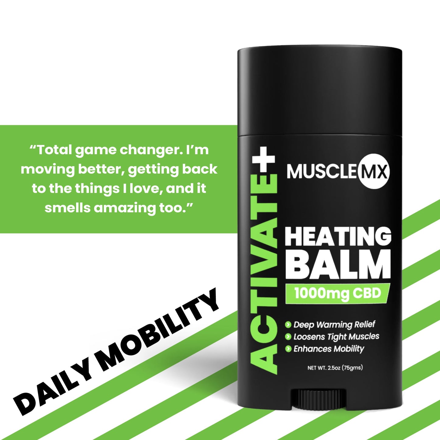 Activate Heating CBD Balm 350 MG