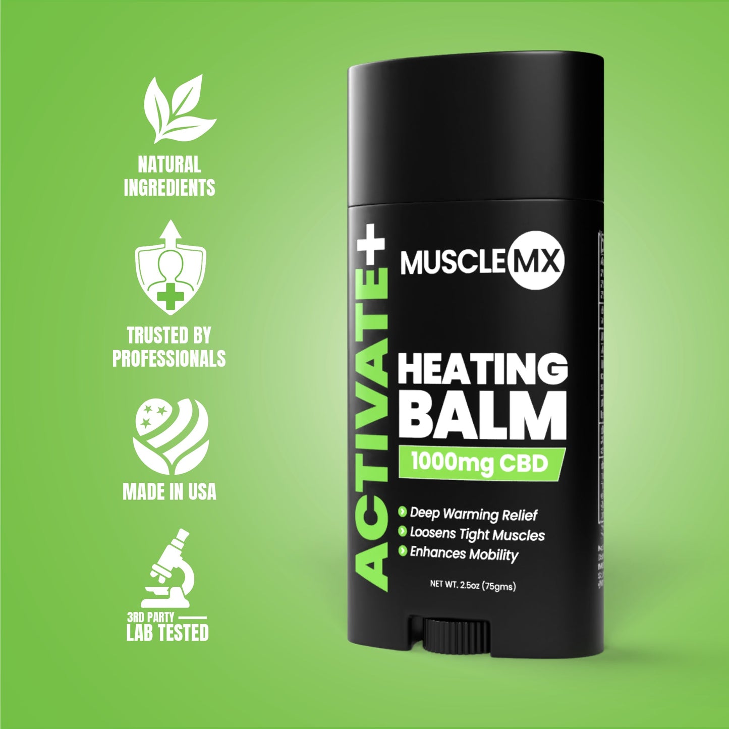 Activate Heating CBD Balm 350 MG