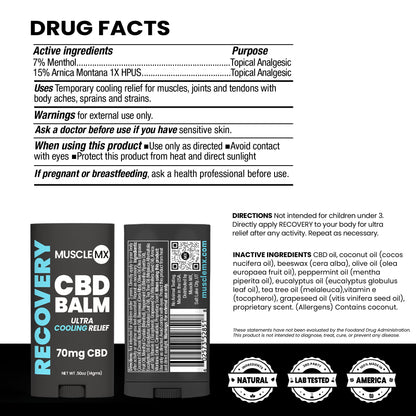 Recovery Cooling CBD Balm 70 MG