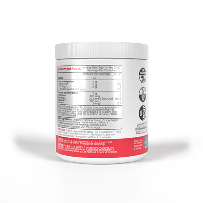 MX Thrive Gummies Strawberry Lemon