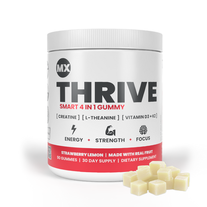 MX Thrive Gummies Strawberry Lemon