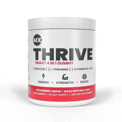 MX Thrive Gummies Strawberry Lemon