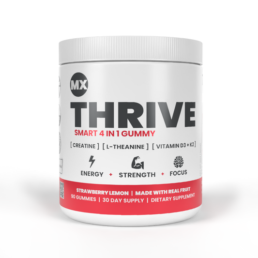 MX Thrive Gummies Strawberry Lemon