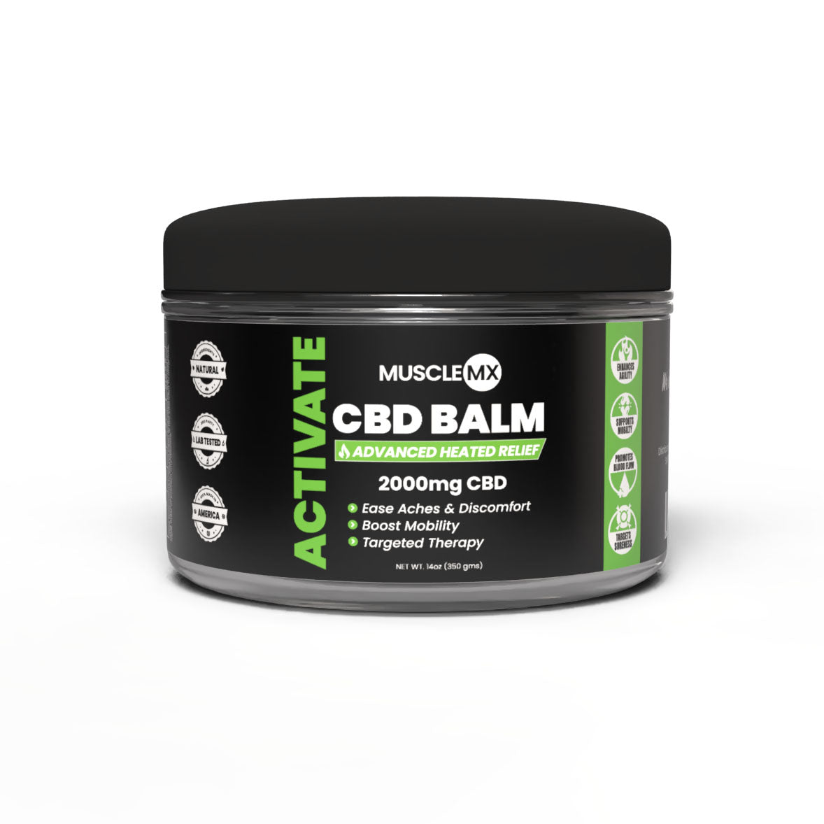 Activate Heating CBD Balm 2000 MG